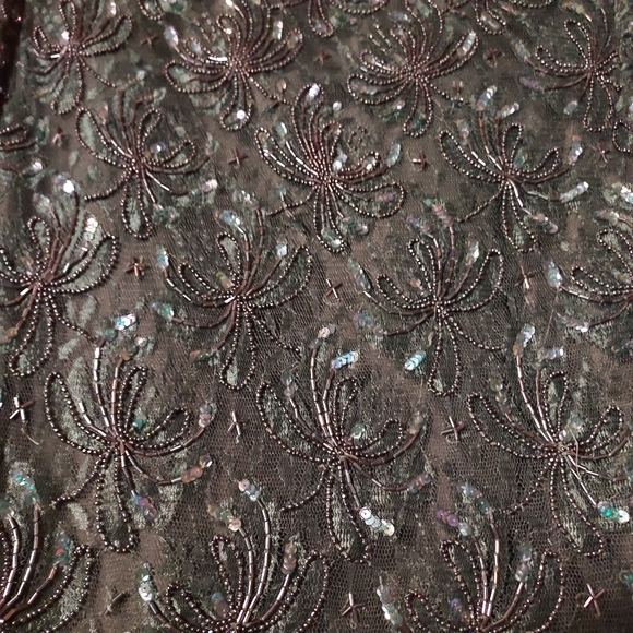 1980's Lawrence Kozar glitz & glam silk mermaid top - Picture 14 of 15